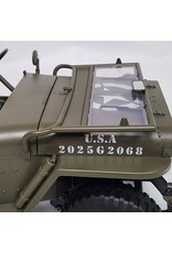 IMEX IMX77807 1/10 SCALE MILITARY JEEP: GREEN