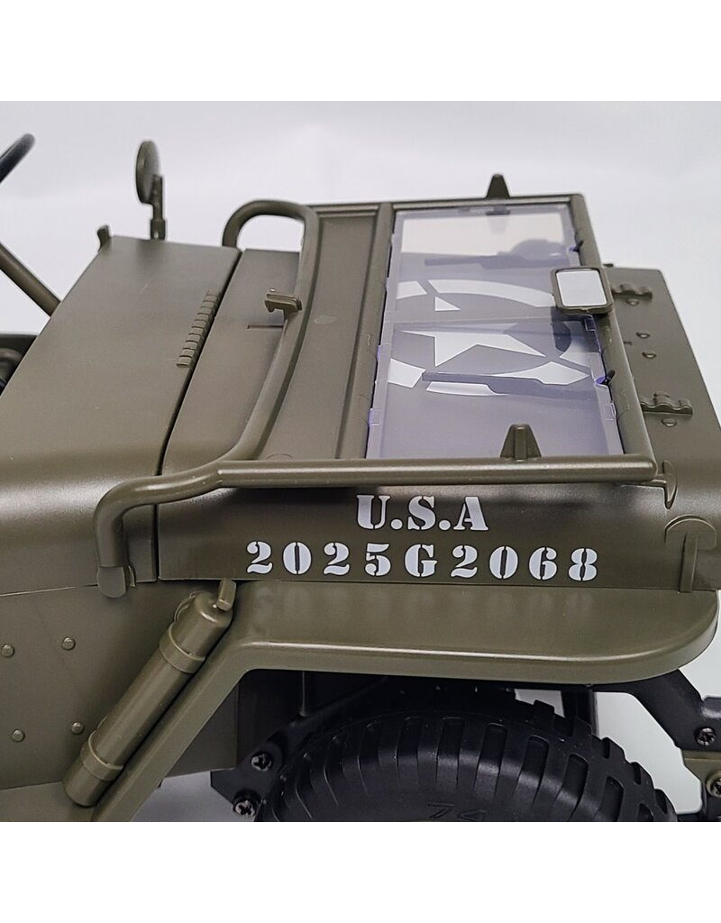 IMEX IMX77807 1/10 SCALE MILITARY JEEP: GREEN