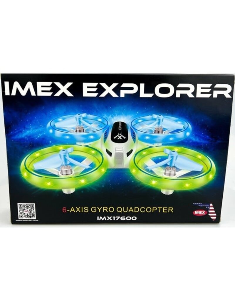 IMEX IMX17601 EXPLORER RC MICRO QUADCOPTER RED