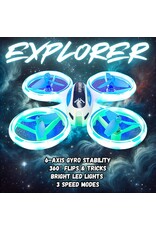 IMEX IMX17601 EXPLORER RC MICRO QUADCOPTER RED