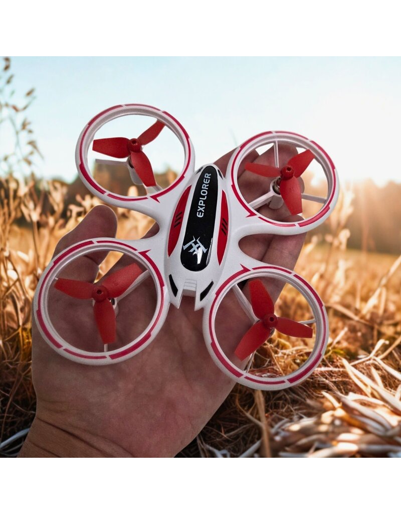 IMEX IMX17601 EXPLORER RC MICRO QUADCOPTER RED