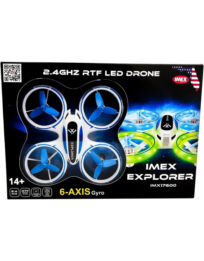 IMEX IMX17600 EXPLORER RC MICRO QUADCOPTER BLUE