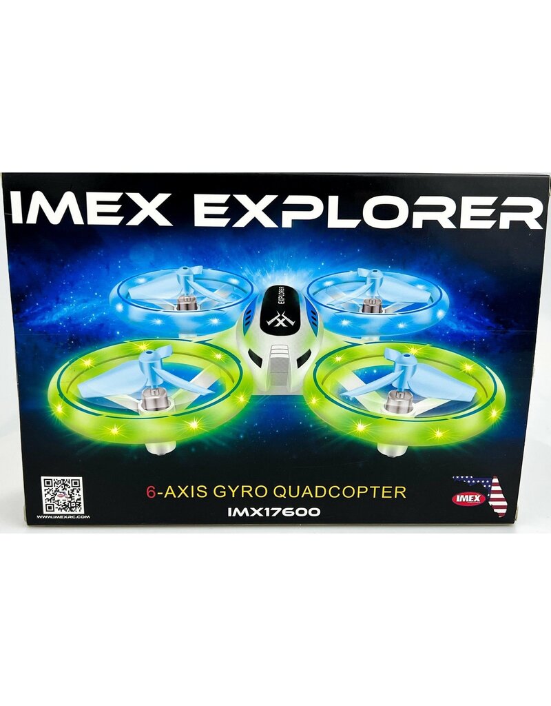 IMEX IMX17600 EXPLORER RC MICRO QUADCOPTER BLUE