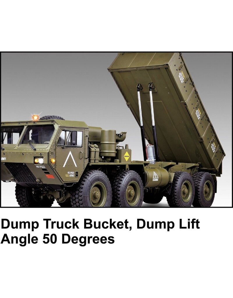 IMEX IMXHGP80305 8X8 DUMP TRUCK W/LEDS AND SOUND GREEN
