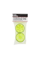 YOKOMO YOKRP-6313Y6A 12MM HEX RACING PERFORMER HIGH TRACTION RWD DRIFT WHEELS (YELLOW) (2) (6MM OFFSET)