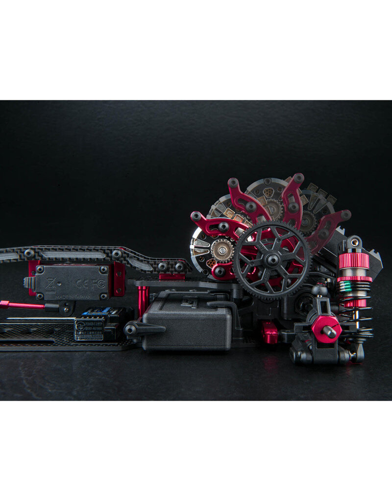 MST MXS-532219R RMX 4 GT 1/10 RWD ELECTRIC COMPETITION DRIFT CAR KIT (RED) (NO BODY)
