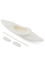 KNIGHT CUSTOMS KNI418 1/10 KAYAK SCALE ACCESSORY SET (WHITE) (PLA)