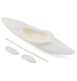KNIGHT CUSTOMS KNI418 1/10 KAYAK SCALE ACCESSORY SET (WHITE) (PLA)