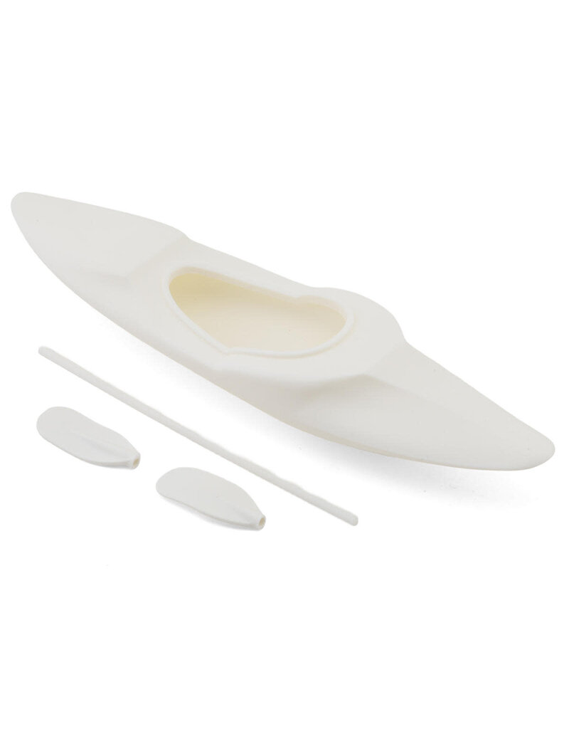 KNIGHT CUSTOMS KNI418 1/10 KAYAK SCALE ACCESSORY SET (WHITE) (PLA)