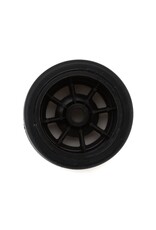 BSR RACING BXRRR1000 1/10 RACE RADIAL PAN CAR/WGT-R RUBBER BELTED PRE-MOUNTED CARPET TIRES (4)