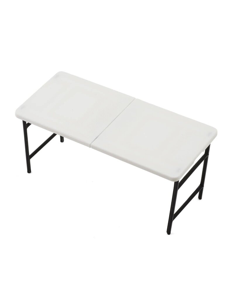 KNIGHT CUSTOMS KNI415 1/10 FOLDING CAMPING TABLE (WHITE) (PLA TOUGH+)