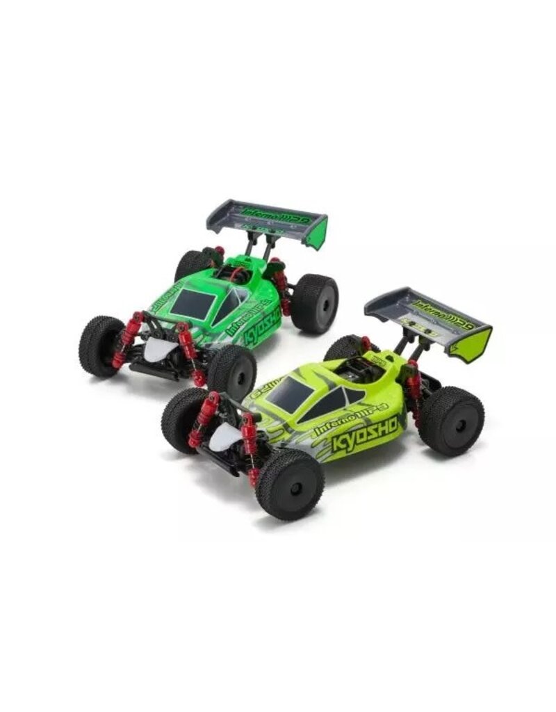 KYOSHO KYO32097WGR MINI-Z BUGGY READYSET INFERNO MP9 TKI WHITE / GREEN