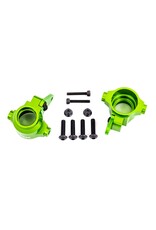 TRAXXAS TRA9635G SLEDGE GREEN ALUMINUM STEERING BLOCKS (L&R)