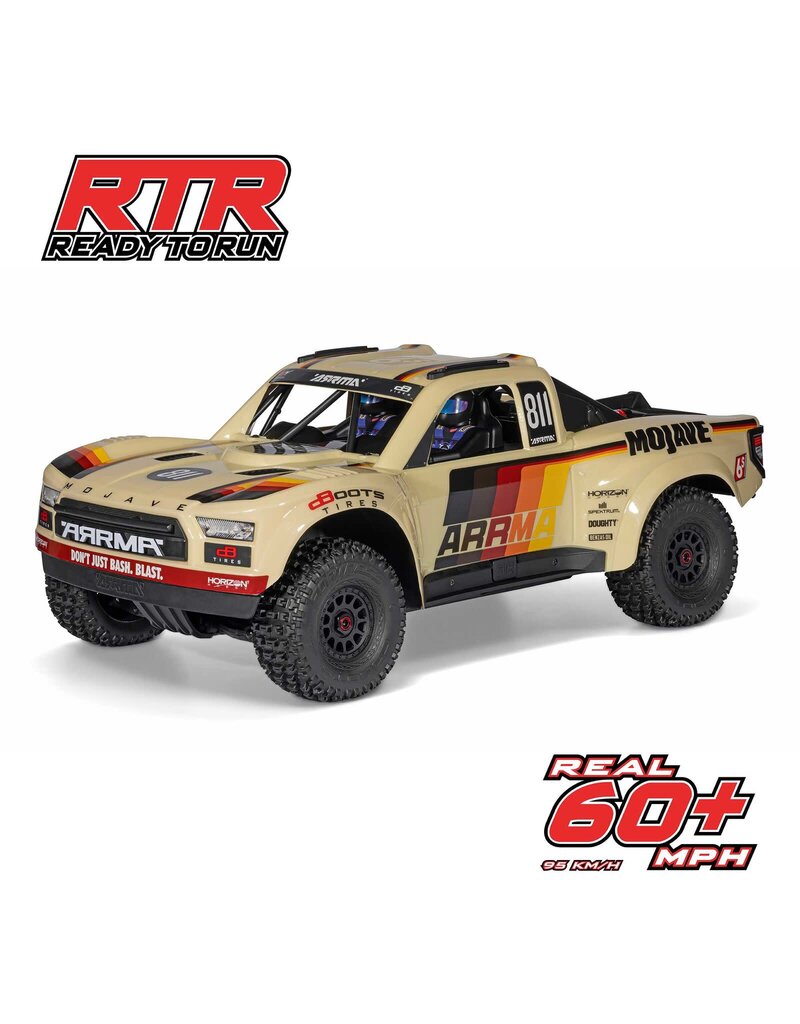 ARRMA ***PRE-ORDER*** ARA7604V3T2 1/7 MOJAVE 6S 4X4 RTR BRUSHLESS DESERT TRUCK , BEIGE