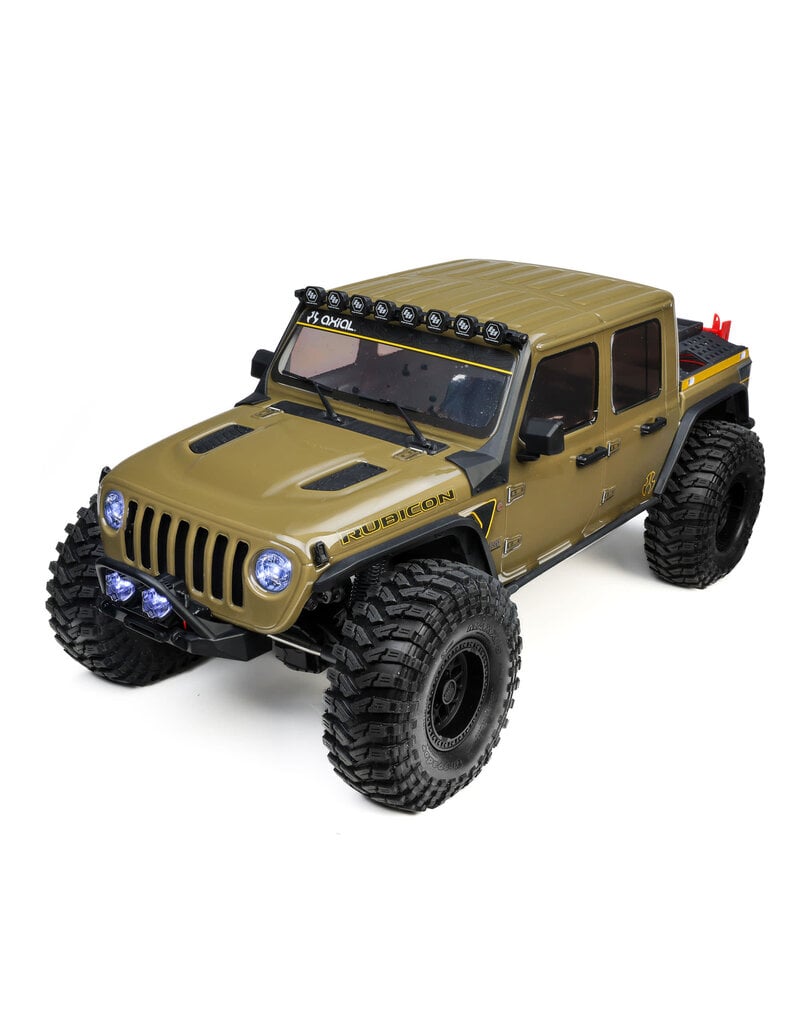AXIAL AXI-2443T2 1/10 AXIAL SCX10 III JEEP JT GLADIATOR 4X4 RTR BRUSHED ROCK CRAWLER, GREEN