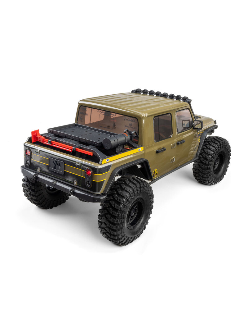 AXIAL AXI-2443T2 1/10 AXIAL SCX10 III JEEP JT GLADIATOR 4X4 RTR BRUSHED ROCK CRAWLER, GREEN