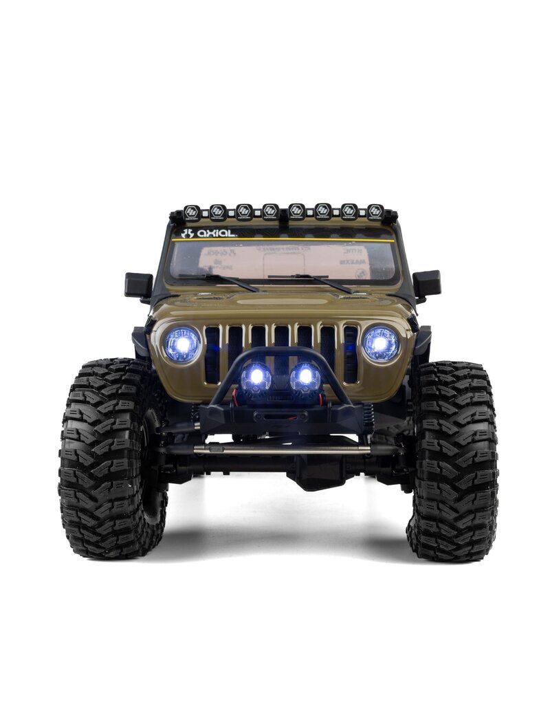 AXIAL AXI-2443T2 1/10 AXIAL SCX10 III JEEP JT GLADIATOR 4X4 RTR BRUSHED ROCK CRAWLER, GREEN