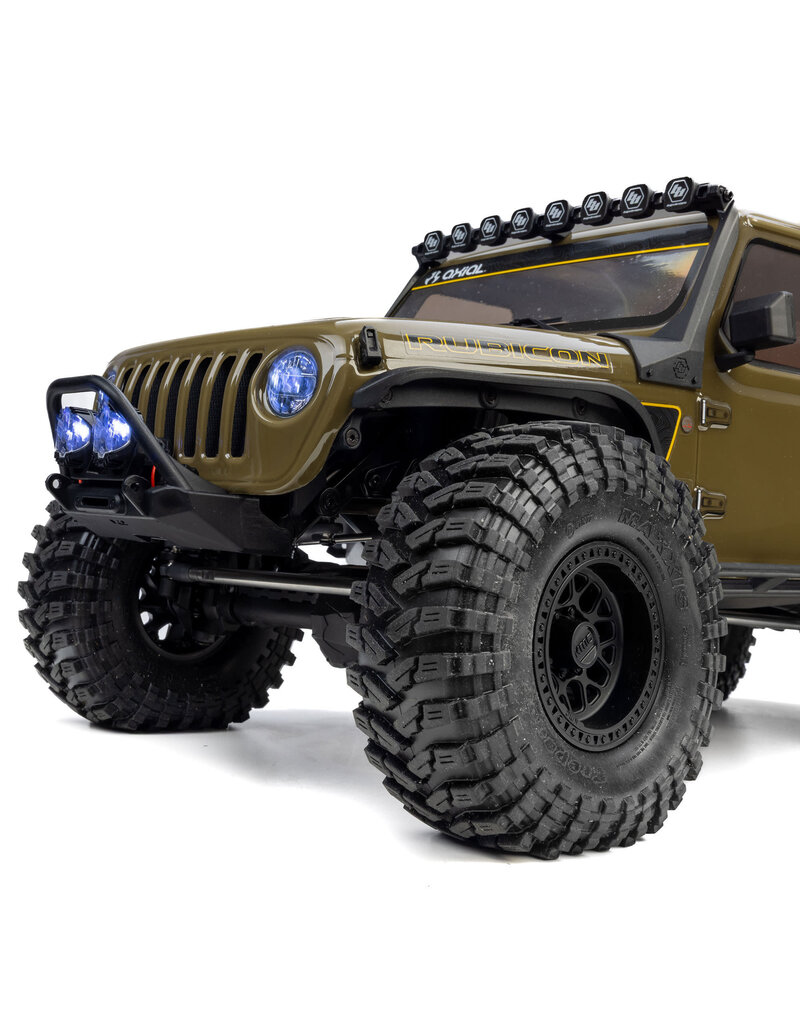 AXIAL AXI-2443T2 1/10 AXIAL SCX10 III JEEP JT GLADIATOR 4X4 RTR BRUSHED ROCK CRAWLER, GREEN