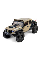 AXIAL AXI-2443T1 1/10 AXIAL SCX10 III JEEP JT GLADIATOR 4X4 RTR BRUSHED ROCK CRAWLER, TAN
