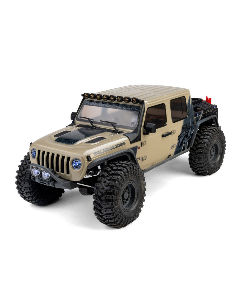 AXIAL AXI-2443T1 1/10 AXIAL SCX10 III JEEP JT GLADIATOR 4X4 RTR BRUSHED ROCK CRAWLER, TAN