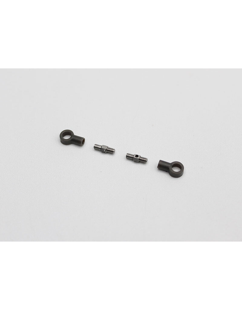 REFLEX RACING RX28-044 RX28 G2 ADJUSTABLE FRP BALL CUPS AND HARDENED STEEL TURNBUCKLES FOR UPPER ARMS