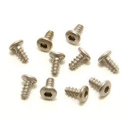 PN RACING KEN 700634 M2 X 4 TITANIUM BUTTON HEAD TAPPING SCREWS