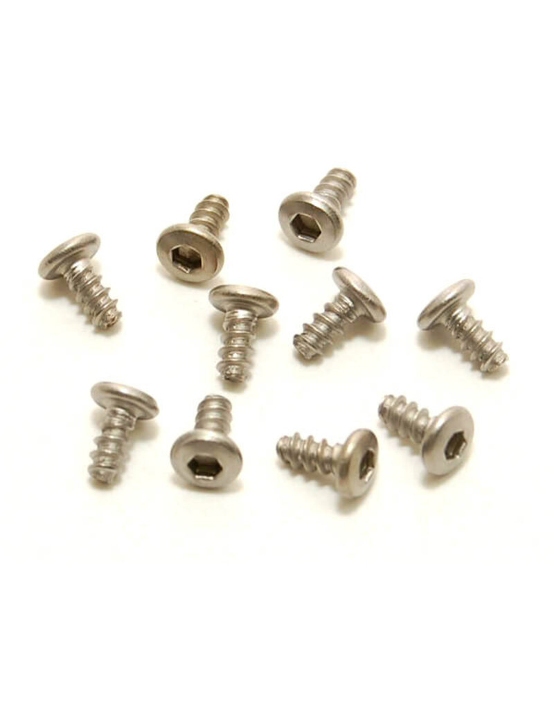 PN RACING KEN 700634 M2 X 4 TITANIUM BUTTON HEAD TAPPING SCREWS