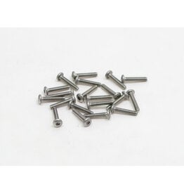 PN RACING KEN 700310 M2 X 10 COUNTERSUNK STAINLESS STEEL HEX MACHINE SCREWS
