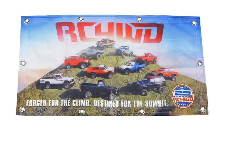 RC4Z-L0214 RC4WD 1x2 CLOTH BANNER