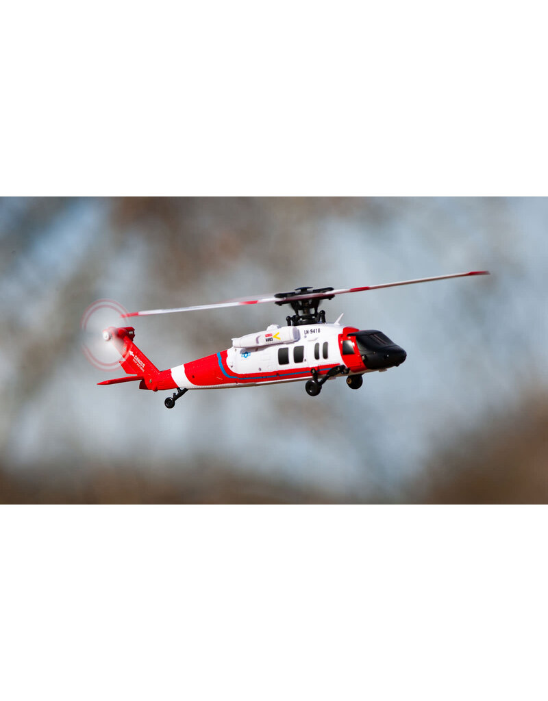 RAGE RC RGR6151 HERO-COPTER BL, 4-BLADE BRUSHLESS RTF HELI: COAST GUARD