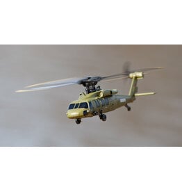 RAGE RC RGR6150 HERO-COPTER BL, 4-BLADE BRUSHLESS RTF HELI: ARMY