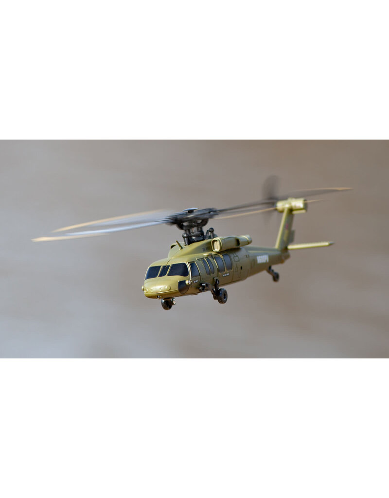 RAGE RC RGR6150 HERO-COPTER BL, 4-BLADE BRUSHLESS RTF HELI: ARMY