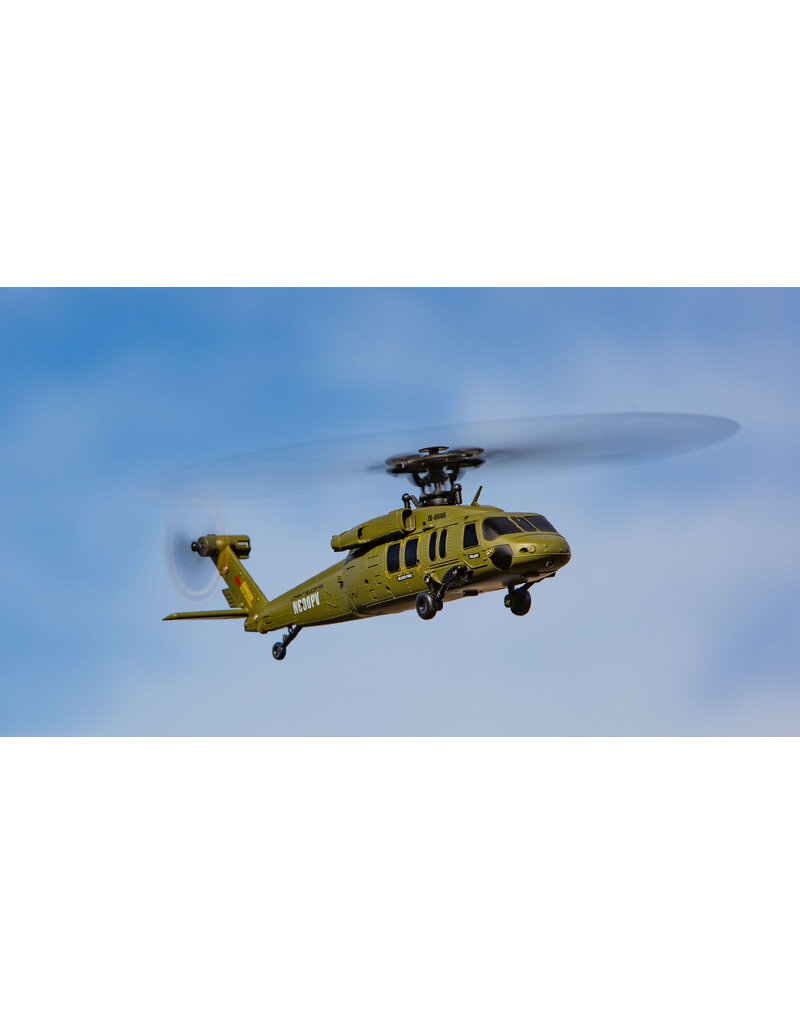 RAGE RC RGR6150 HERO-COPTER BL, 4-BLADE BRUSHLESS RTF HELI: ARMY