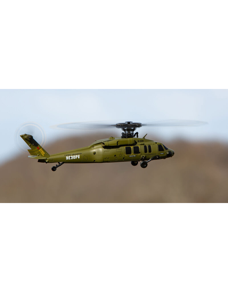 RAGE RC RGR6150 HERO-COPTER BL, 4-BLADE BRUSHLESS RTF HELI: ARMY