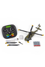 RAGE RC RGR6150 HERO-COPTER BL, 4-BLADE BRUSHLESS RTF HELI: ARMY