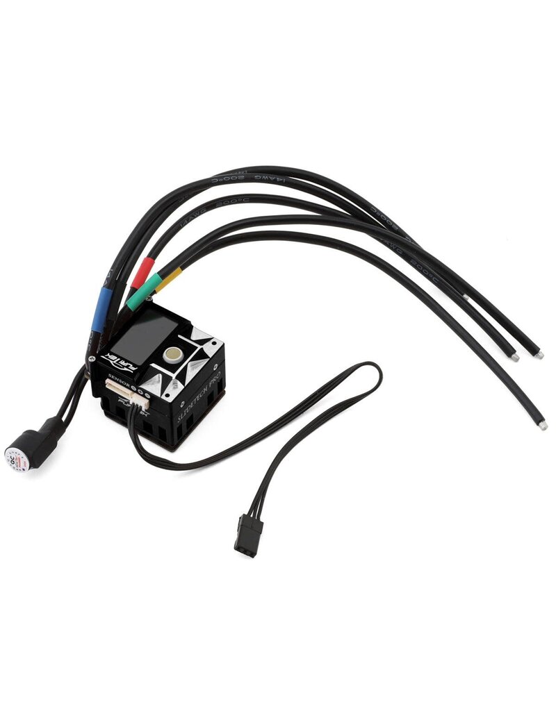 FURITEK FTK-FUR-2790 SLIDETECH PRO TRACKBALL DRIFT & STOCK 1/10 SENSORED BRUSHLESS ESC W/OLED & INTERNAL FAN: BLACK