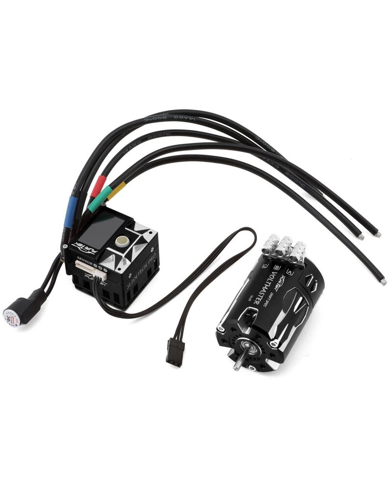 FURITEK FTK-FUR-2793 SLIDEVOLT PRO 1/10 DRIFT SENSORED BRUSHLESS ESC & MOTOR COMBO (10.5T): BLACK