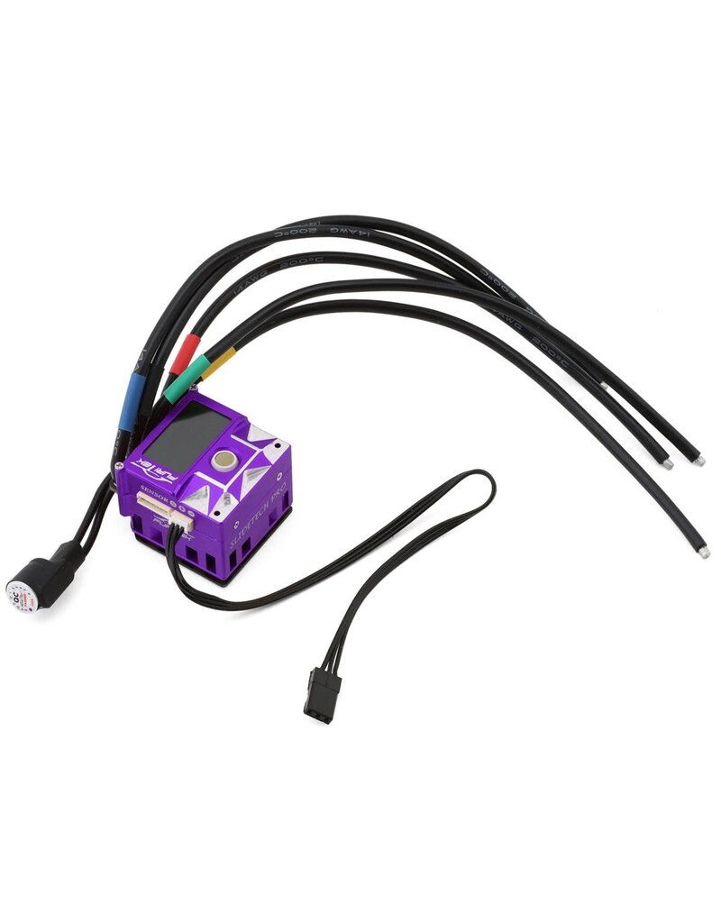 FURITEK FTK-FUR-2792 SLIDETECH PRO TRACKBALL DRIFT & STOCK 1/10 SENSORED BRUSHLESS ESC W/OLED & INTERNAL FAN: PURPLE