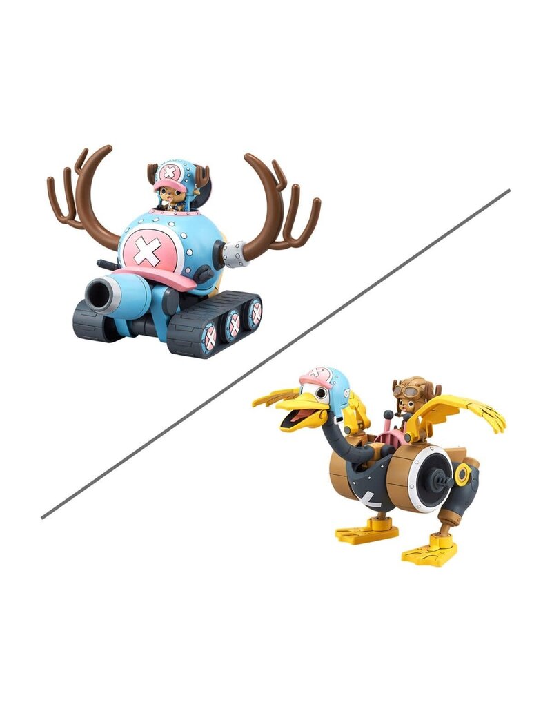 BANDAI BAS2766726 CHOPPER ROBOT 1 & 2 "ONE PIECE" ACTION FIGURE MODEL KIT (TANK/WING)