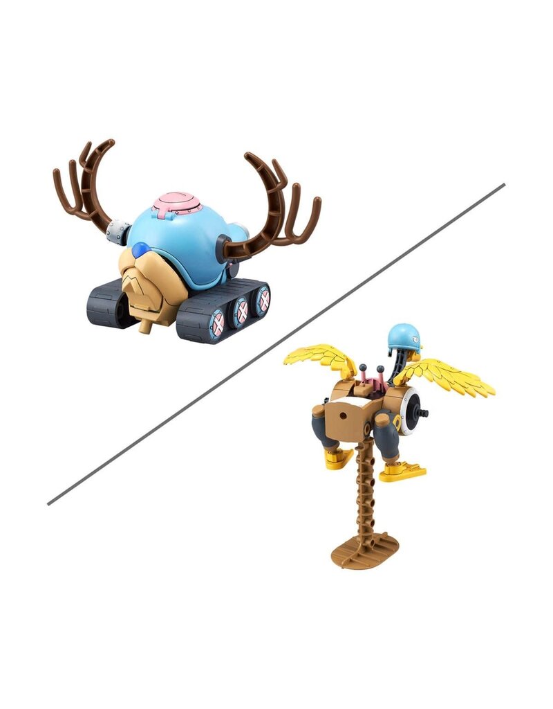 BANDAI BAS2766726 CHOPPER ROBOT 1 & 2 "ONE PIECE" ACTION FIGURE MODEL KIT (TANK/WING)