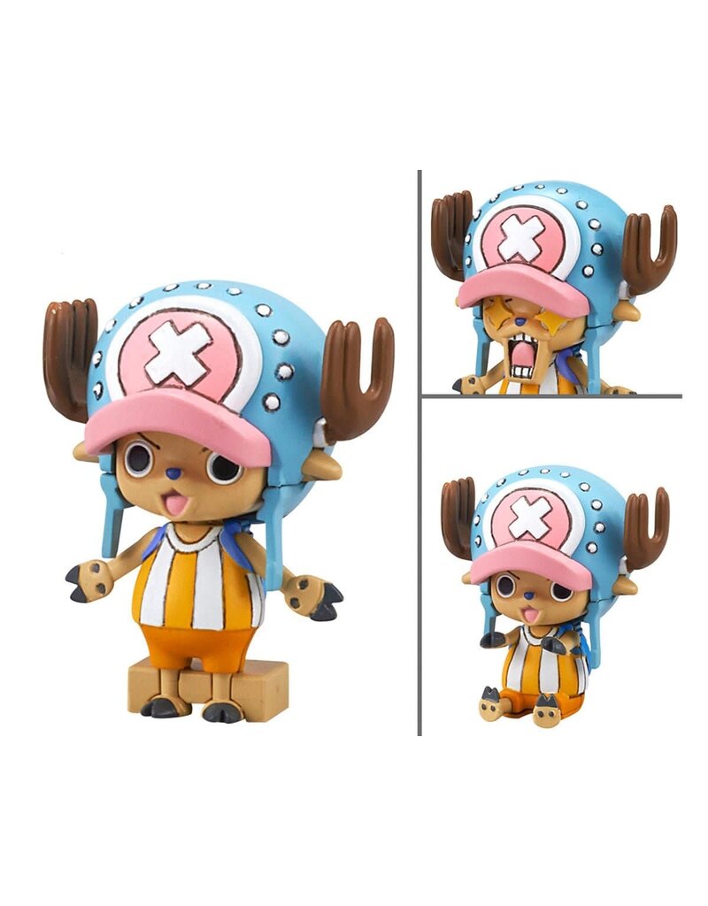 BANDAI BAS2766726 CHOPPER ROBOT 1 & 2 "ONE PIECE" ACTION FIGURE MODEL KIT (TANK/WING)