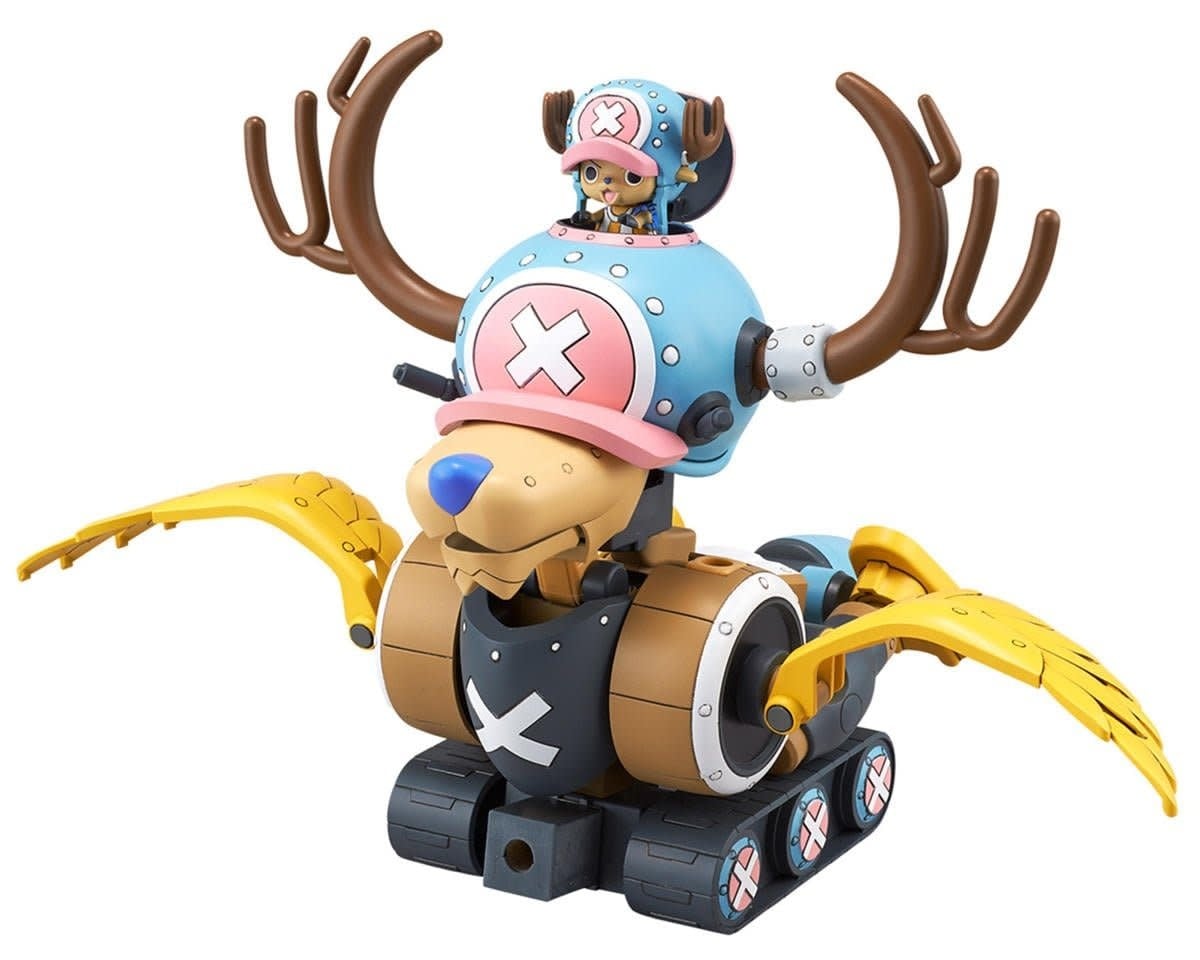 BAS2766726 CHOPPER ROBOT 1 & 2 "ONE PIECE" ACTION FIGURE MODEL KIT (TANK/WING)