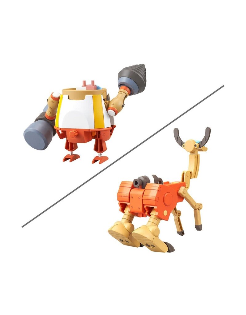 BANDAI BAS2831083 ONE PIECE CHOPPER ROBO 04 KUNG FU TRACER & 05 WALK HOPPER PLASTIC MODEL KIT