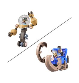 BANDAI BAS2831082 ONE PIECE CHOPPER ROBO 02 HEAVY ARMOR & 03 HORN DOZER PLASTIC MODEL KIT