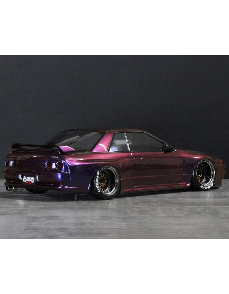 PANDORA RC PAB-3232 1/10 NISSAN SKYLINE BNR32 GT-R DRIFT BODY SET (CLEAR) (255-257MM)