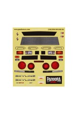 PANDORA RC PAB-3238 1/10 NISSAN SKYLINE ER34 SEDAN DRIFT BODY SET (CLEAR) (257-260MM)