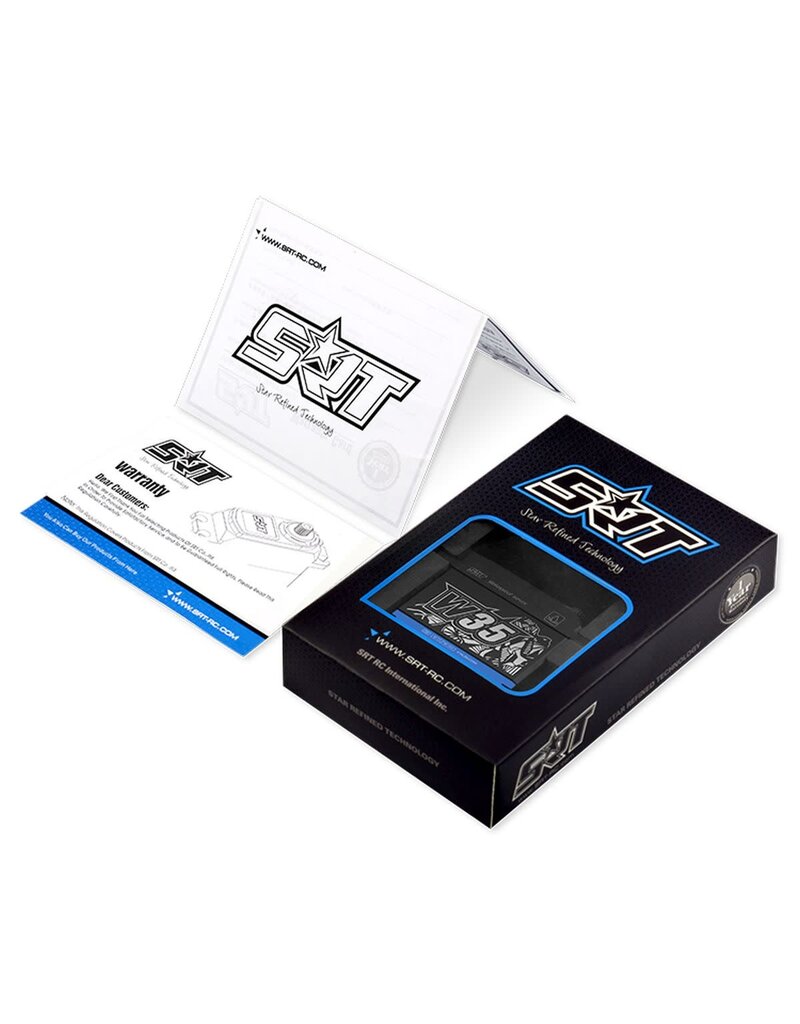 SRT SRTW35 STANDARD HV CORELESS WATERPROOF SERVO, .10SEC / 486.1OZ @ 8.4V