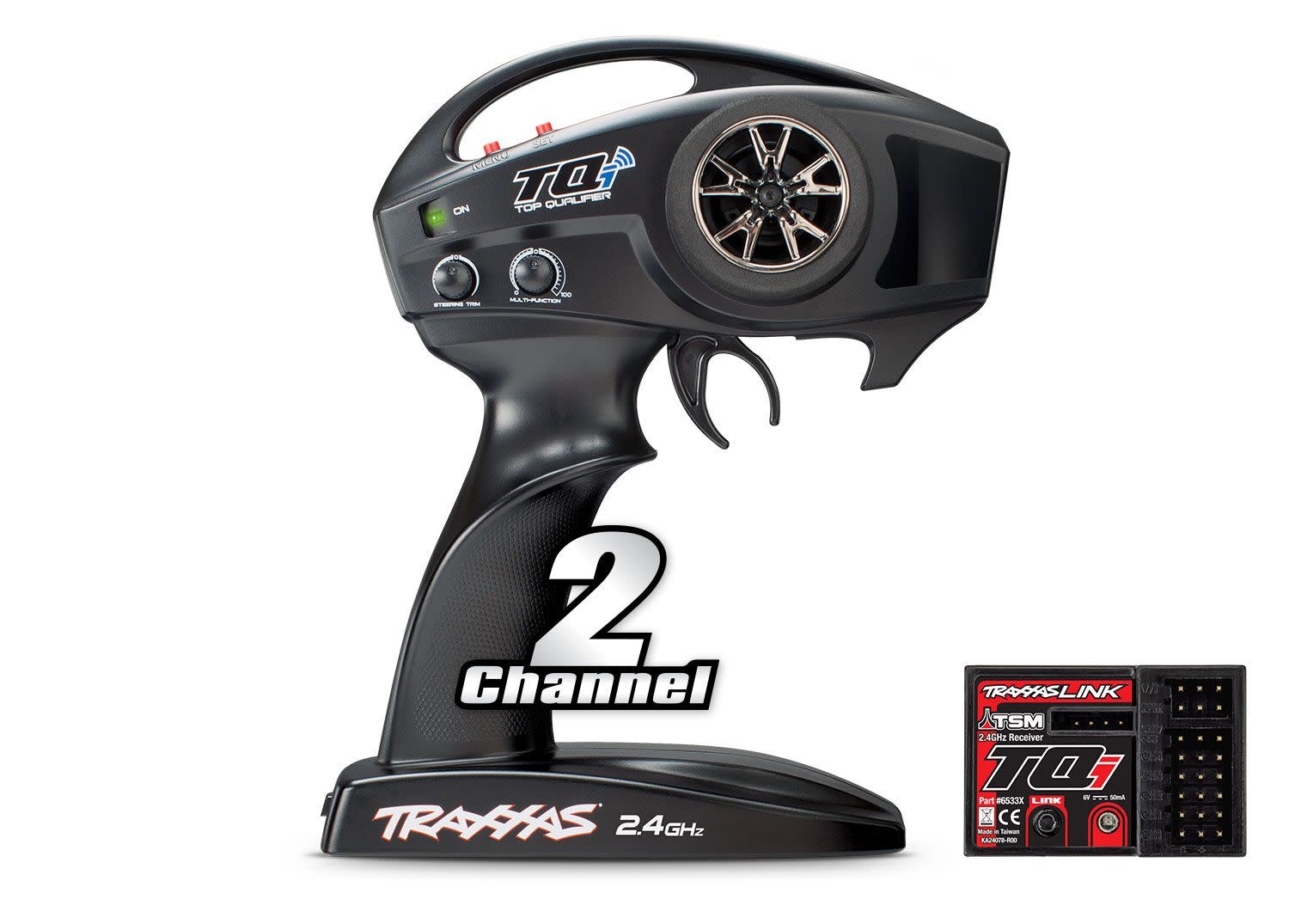 TRA6509A 2-CH TQI 2.4 GHZ TRANSMITTER WITH TSM RECEIVER