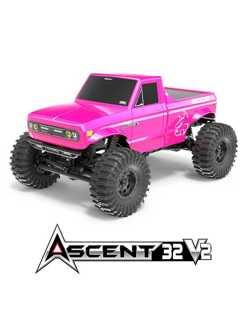 REDCAT RACING RER44375 ASCENT-32 V2 - 1/32 SCALE BRUSHED ELECTRIC ROCK CRAWLER PINK