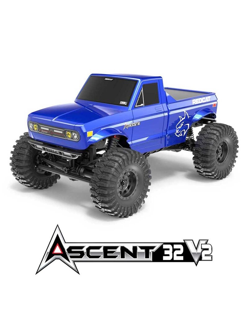 REDCAT RACING RER44373 ASCENT-32 V2 - 1/32 SCALE BRUSHED ELECTRIC ROCK CRAWLER BLUE